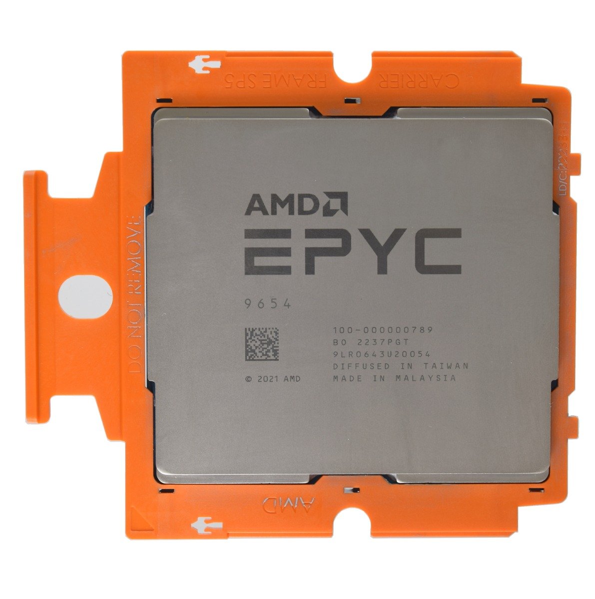 AMD EPYC 9654 CPU Processor 96 Core 2.40GHz 384MB Cache 360W - 100-000000789